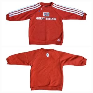 ADIDAS Great Britain Olympic Crewneck Sweater Toddler 24 Months